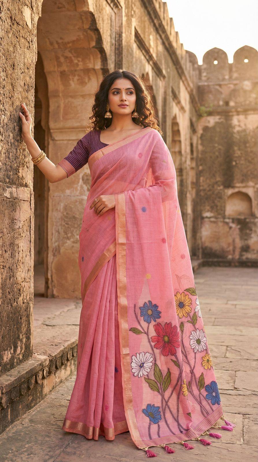 Anupama Arya Flower Saree dealers in Hyderabad